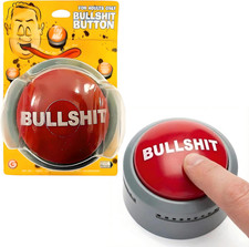 Bullshit Button   the Official Hilarious BS Button with Sound Effectc  light