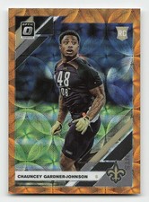 2019 Donruss Optic #137 Chauncey Gardner-Johnson Orange Scope #/79