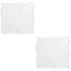  2 Blätter Künstliche Schneedecke Weihnachten Weiße Baumwolle Teppichparty