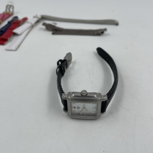 MICHELE WOMENS WATCH-Deco Mini-(MW06D00A0025) NICE W/Battery (xtra Bands) - Picture 16 of 21