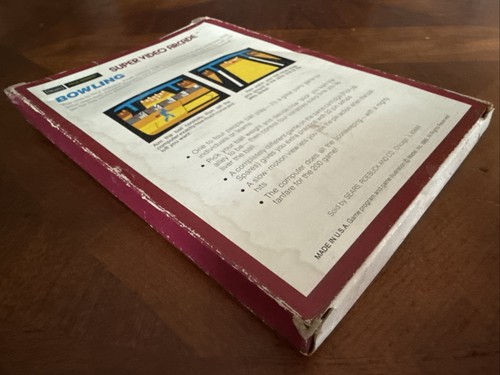 Super Video Arcade Bowling (Sears Tele-Games, 1980) nur CIB, INTELLIVISION! - Bild 9 von 9
