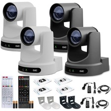 2 x PTZOptics Move SE PTZ Camera with Optical Zoom  2 x Wall Mount