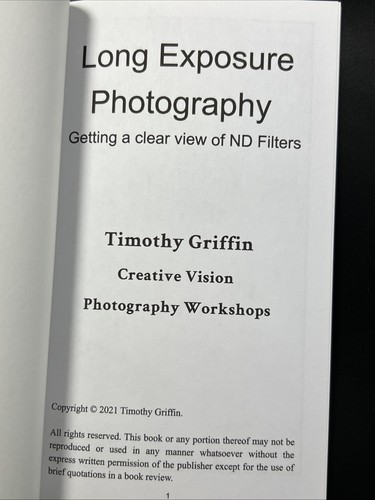 Long Exposure Photography by Timothy Griffin (2021, Trade Paperback) - Imagen 3 de 5