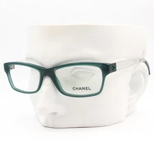 Chanel 3274 1447 Eyeglasses Frames Glasses Opal Green Clear 55-16-140 No Case