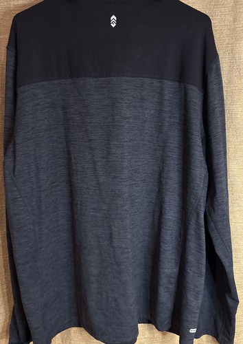 Free Country Quarter Zip Jacke XXL Gr/Blk leicht sportlich ultimativer Komfort - Bild 5 von 7
