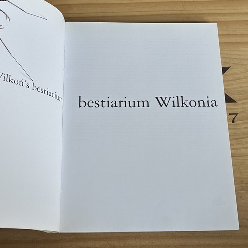 Signed Jozef Wilkon Bestiary Art Book Bestiarium Wilkonia w/ Sculpture - Picture 4 of 18