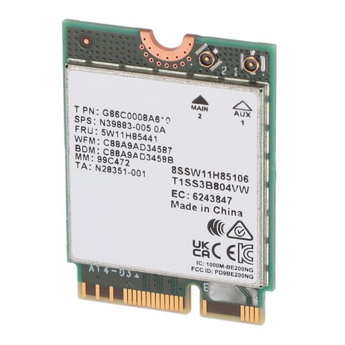 WiFi 7 Network Card For BE200 NGW 5.4 8774Mbps M.2 NGFF Network - Picture 3 of 24