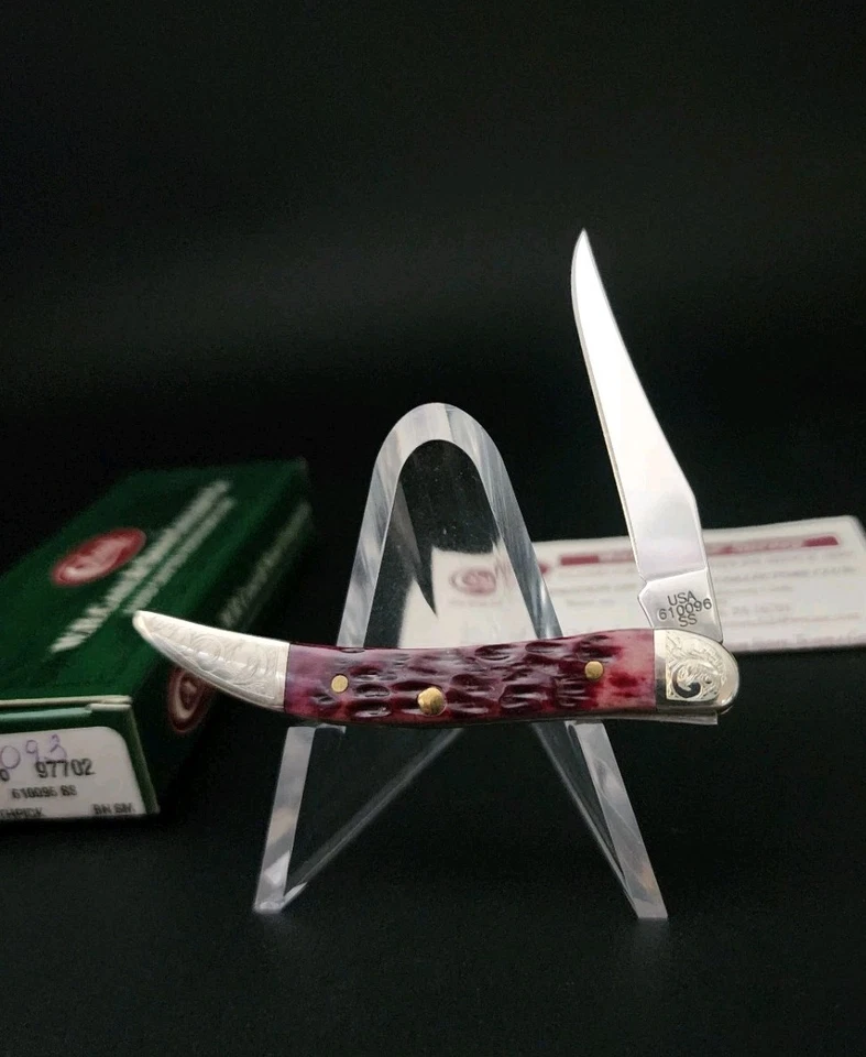 *RARE* 2005 Case XX Ultraviolet Purple Southpaw Toothpick Knife NOS MINT 93/100 - Image 2 of 4