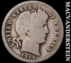 1914-S Silver Barber Dime - Scarce  Better Date  No Reserve  #i1340