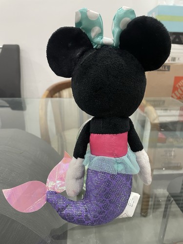 Disney Jr Meerjungfrau Minnie Mouse 9 Zoll Plüschtier Stofftier - gebraucht - Bild 2 von 5