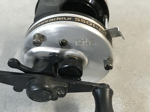 Vintage Abu Garcia Ambassadeur 5501-C3 Baitcastrolle Made in Sweden # 010506 - Bild 7 von 7