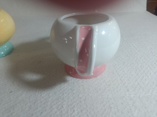 Transpac Small Easter Bunny & Yellow Duck Cup Mug Planter Spring Decor - Picture 9 of 12