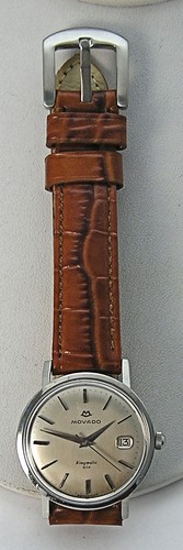 60er Jahre Kingmatic Six Movado Edelstahl Herren 28 Jewel Sub-Sea Automatik Uhr - Bild 7 von 16