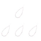 4PCS Universe Mobiltelefonkette Perlen Mobiltelefon Perlen -Lanyard