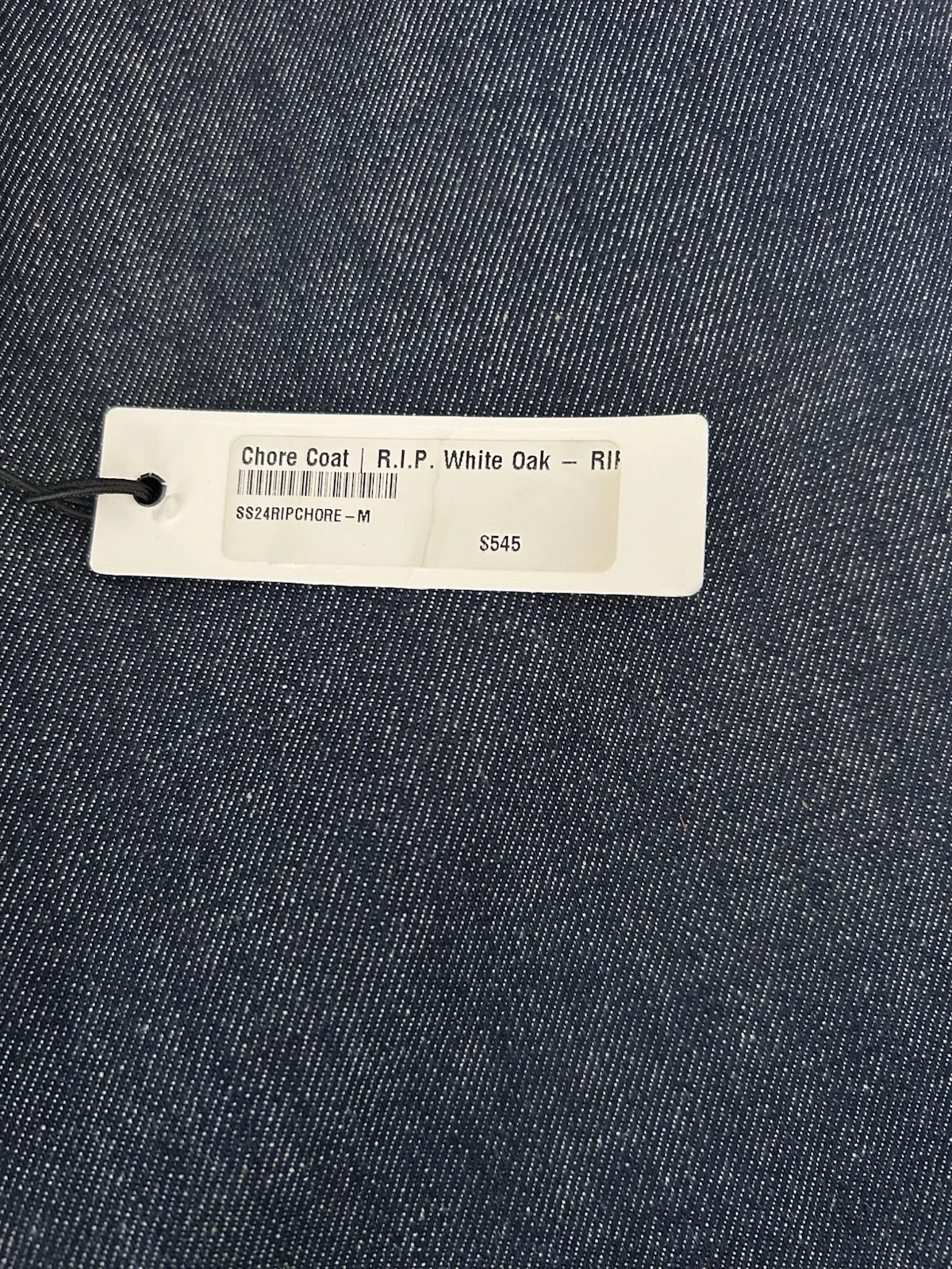Raleigh Denim Workshop Men’s Jacket White Oak Cone Denim - product detail image 5