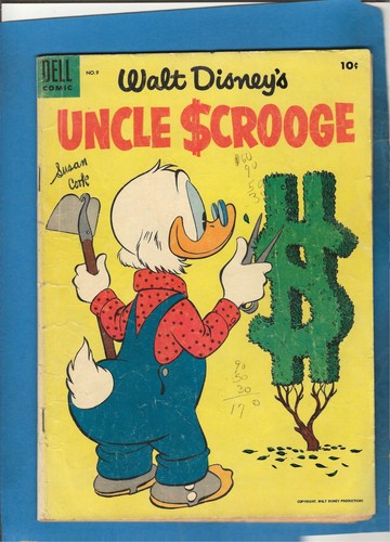 Walt Disney's Uncle Scrooge #9 (Dell 1955) - Picture 1 of 3