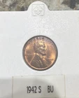 1942-S Lincoln Wheat Cent BU       Uncirculated San Francisco Mint Penney