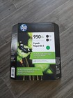 Genuine HP 950XL Black Ink Cartridges 2 Pack OEM Brand New Warranty - 5/2023