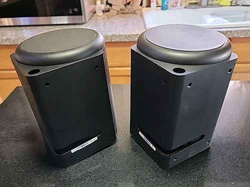 Pair of Infinity Sterling TS Black Round Bookshelf Speakers Tested.,”Nice !! - Picture 3 of 5