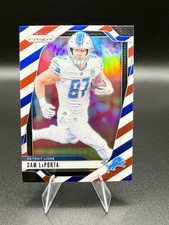 2024 Panini Prizm - Red White & Blue Prizm #96 Sam LaPorta Detroit Lions 