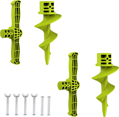 #ad #ad 2pack Dock Auger Kit PA6630% GF Handle and Auger for PVC Tubing Sandbar Fi... $40.86