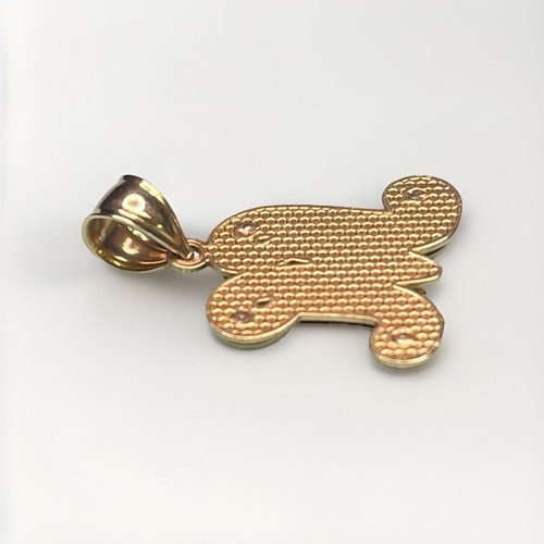 Anhänger Gelbgold 10k zweifarbig doppellagig Buchstabe M 2,64g #A17 - Bild 10 von 13