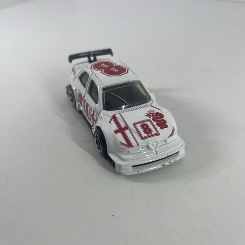 Vintage MATCHBOX #8 WHITE ALFA ROMEO 155 Motor Sports Series 9 - Picture 3 of 10