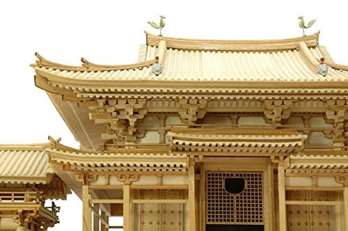 Woody Joe 1/75 Byodoin Phoenix Hall Kit de montaje de modelo de madera - Imagen 3 de 3