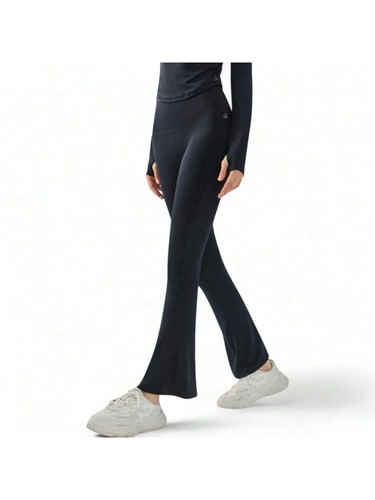 Damen High Waist Flare Leggings mit Stretchstoff - Bild 6 von 24