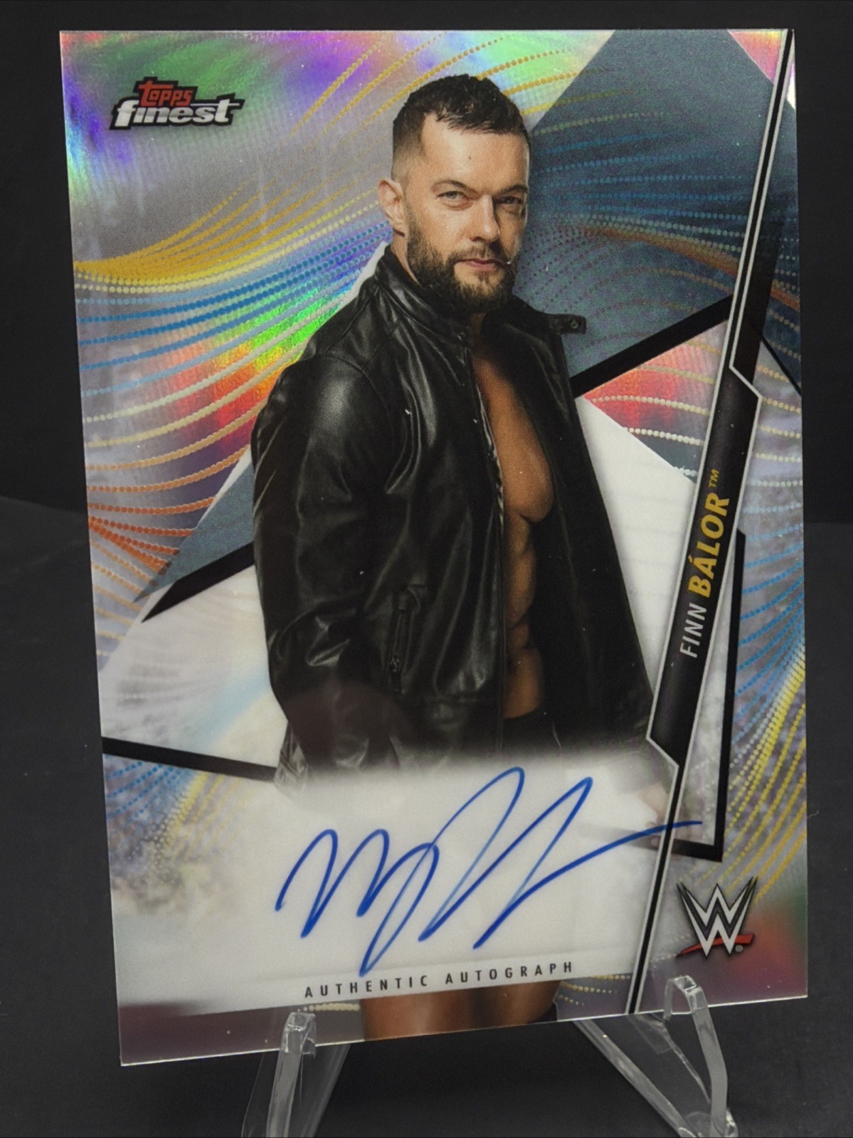 2020 Topps Finest WWE Finn Balor Autograph #A-FB Refractor auto