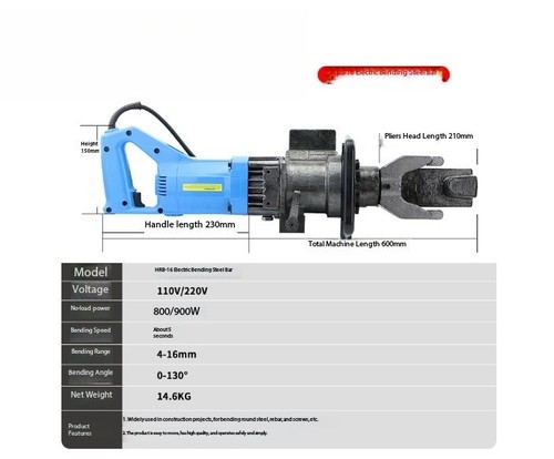 Electric Rebar Cutter Portable Hydraulic Rebar Shears Quick Rebar Cutting Tool - Picture 8 of 15