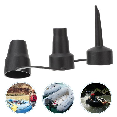 2 Sets Air Pump Replacement Nozzle Nozzles Inflatable Mouth Tips Accessory