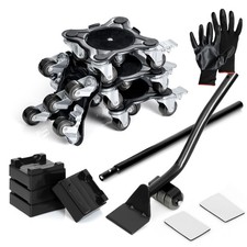 Heavy Duty Furniture Movers with Wheels-Set of 10, Dolly&Lifter Tool 2000 lbs