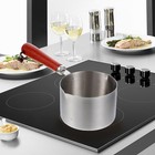  Schmelztiegel Metallmilchtopf Edelstahl Öl Topf Dual Pour Spout kleiner Sauce