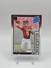 2024 Panini Donruss - Rated Rookies Throwbacks #43 Jayden Daniels (RC)