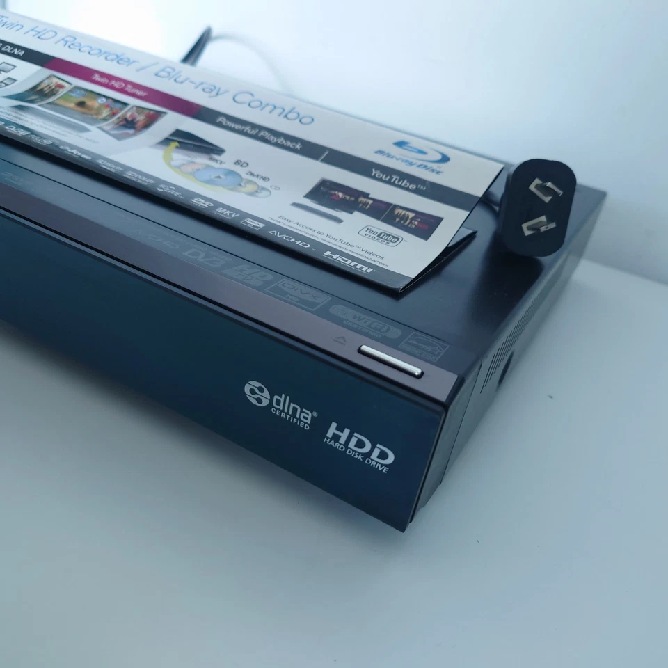 LG HR599D Twin HD Recorder Blu-ray Combo 500GB HDD Wi-Fi DLNA HDMI 1080p - Image 4 of 4