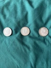 1964 kennedy half dollar Lot Of 3, 90% Silver, Read Description