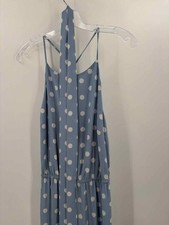 Pre-Owned Ann Taylor Blue Size 10 Long Sleeveless Dress