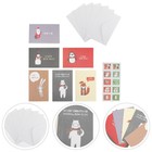 2 Sets Christmas Greeting Hollowled Congratulation with Envelope