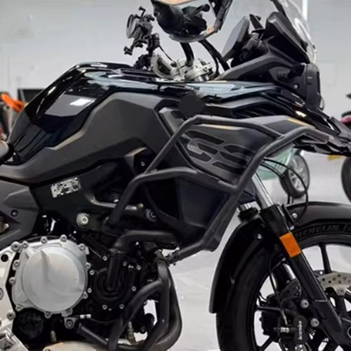Barra protectora contra choques motor motocicleta para BMW F800GS 2025 acero al carbono negro - Imagen 10 de 10