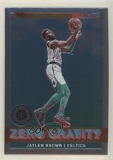 2019-20 Panini NBA Hoops Premium Stock Zero Gravity Jaylen Brown #13 ib6