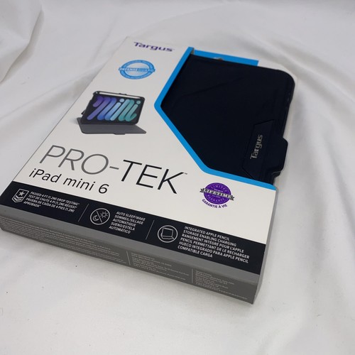 New Targus Pro-Tek For IPad Mini 6 Case Black THZ911US Antimicrobial Protection - Picture 4 of 5