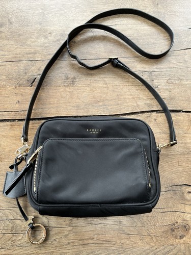 Radley Black Fabric Handbag - Picture 5 of 8