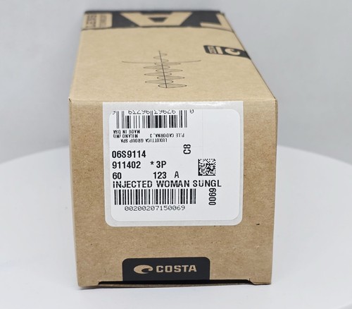 COSTA DEL MAR urchin/blue mirror SEADRIFT polarized 580G sunglasses NEW! (M-60) - Picture 9 of 9