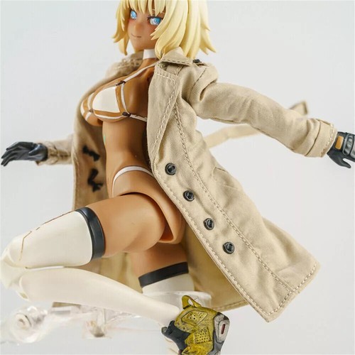 1:12 Windbreaker Coat Clothes Vest Pants Trousers for 6" Female Action Figure - Picture 28 of 33
