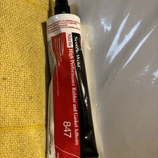 3M 19718 Nitrile High Performance Rubber and Gasket Adhesive 847, Brown, 5 Oz