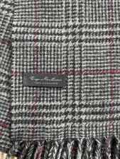 ENZO MANTOVANI MEN'S 100% CASHMERE SCARF-EUC