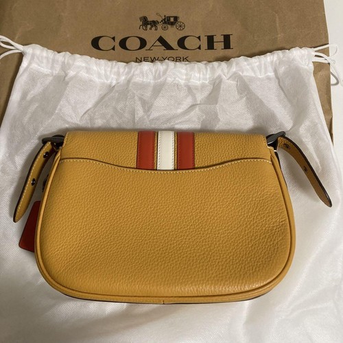 COACH Maisie saddle bag varsity stripe - Picture 4 of 6