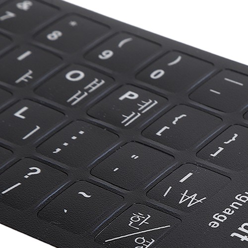 Keyboard Sticker Korean Waterproof Accessory For 10-17in Laptop Notebook Des NEW - Afbeelding 9 van 12