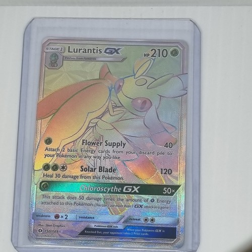 Pokémon TCG Lurantis GX Sun & Moon 150/149 Holo Rainbow Secret Rare Pack Fresh